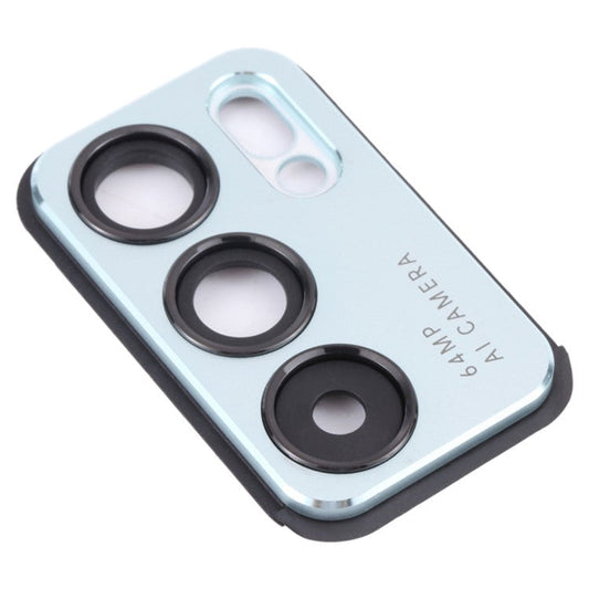 For Oppo Reno6 Pro 5G PEPM00, CPH2249 OEM Back Camera Lens Holder Cover with Glass Part (without Logo) - Blue
