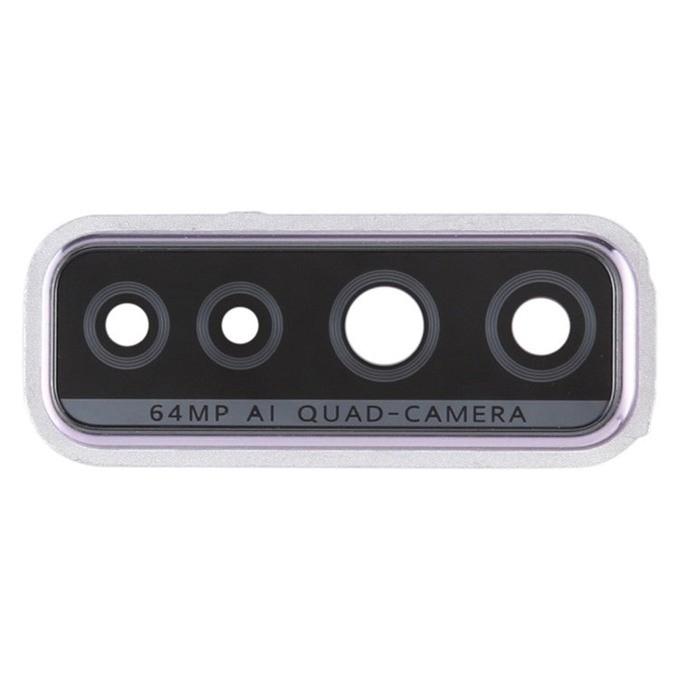 For Huawei P40 Lite 5G / nova 7 SE OEM Back Camera Lens Holder Cover with Glass Part (without Logo) - Silver