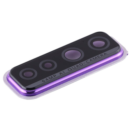 For Huawei P40 Lite 5G / nova 7 SE OEM Back Camera Lens Holder Cover with Glass Part (without Logo) - Purple