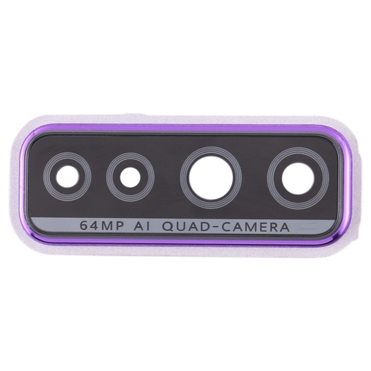 For Huawei P40 Lite 5G / nova 7 SE OEM Back Camera Lens Holder Cover with Glass Part (without Logo) - Purple