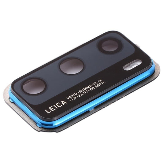 For Huawei P40 / P40 5G OEM Back Camera Lens Holder Cover with Glass Part (without Logo) - Blue