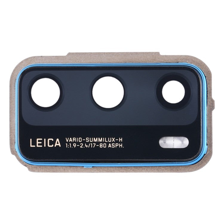 For Huawei P40 / P40 5G OEM Back Camera Lens Holder Cover with Glass Part (without Logo) - Blue