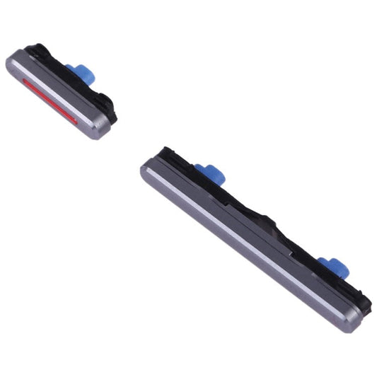 For Huawei P20 Power On / Off and Volume Side Buttons Set Replacement Part (without Logo) - Silver