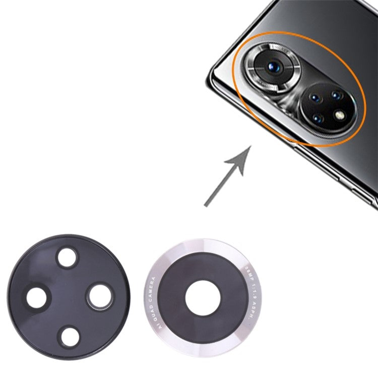 For Honor 50 / 50 Pro Rear Back Camera Lens Cover Replacement Part (without Logo)