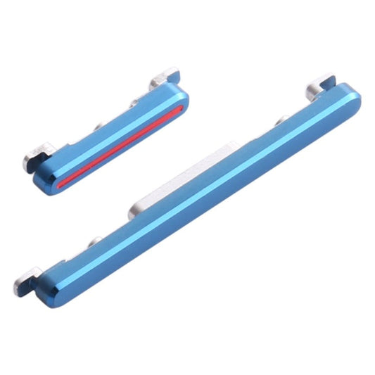For Huawei P40 Pro Power On / Off and Volume Side Buttons Set Replacement Part (without Logo) - Blue