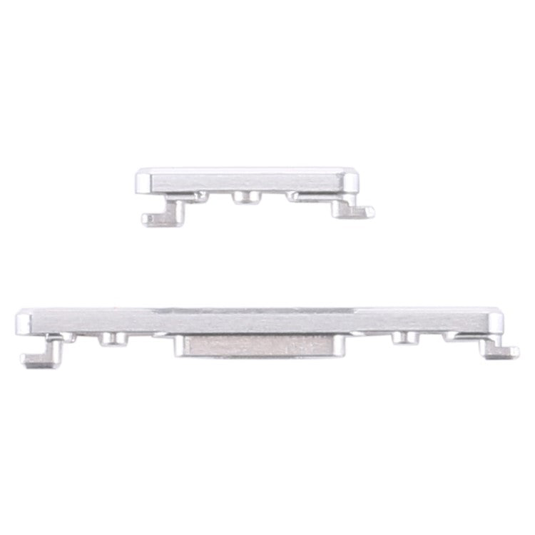 For Huawei P40 Pro Power On / Off and Volume Side Buttons Set Replacement Part (without Logo) - Silver