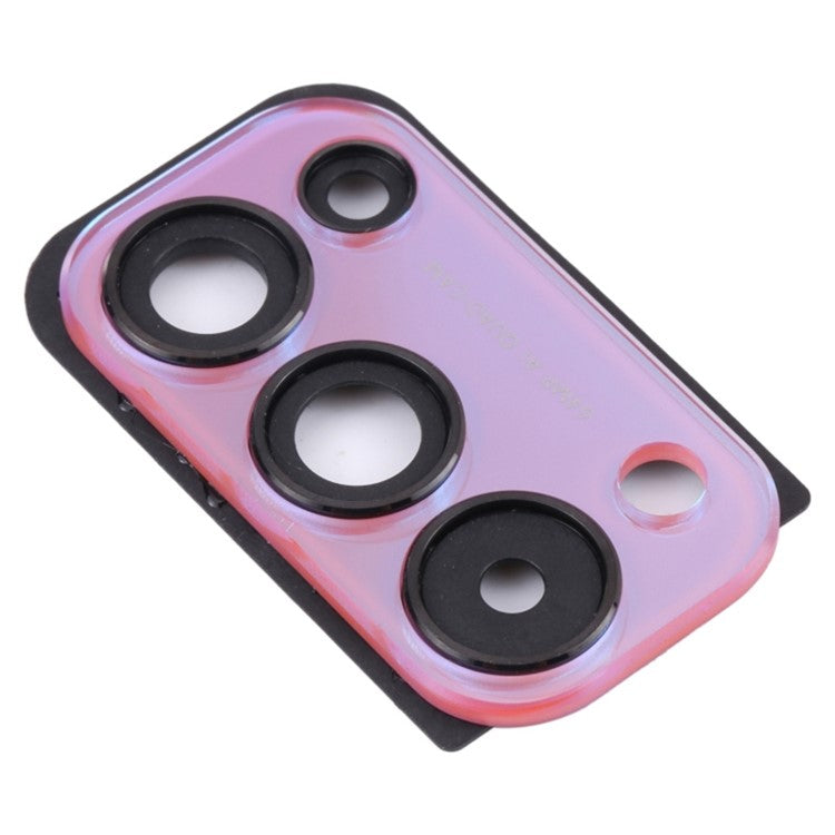 For Oppo Reno5 Pro 5G OEM Back Camera Lens Holder Cover with Glass Part (without Logo) - Red