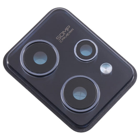 For Realme 9 5G OEM Back Camera Lens Holder Cover with Glass Replacement Part (without Logo) - Black