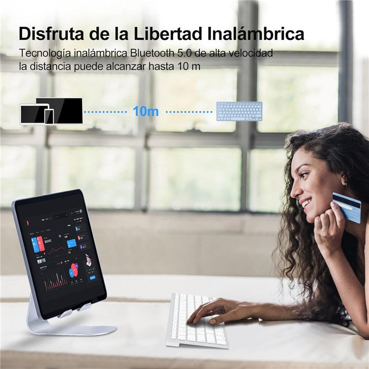 X5 (SP) Spanish Universal Wireless Bluetooth Keyboard for Smart Phone / Tablet