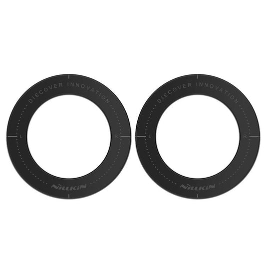 NILLKIN 2Pcs Snaplink Ultra Magnetic Sticker Magnetic Adapter Ring - Black