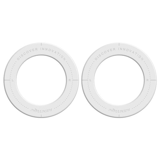 NILLKIN 2Pcs Snaplink Ultra Magnetic Sticker Magnetic Adapter Ring - White
