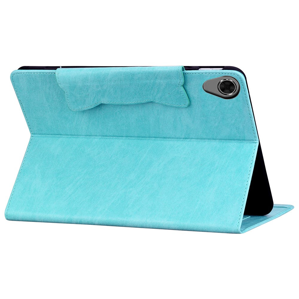 For Lenovo Tab M8 (HD) / M8 (FHD) / M8 (3rd Gen) Stand Case PU Leather Tablet Cover with Card Holder - Sky Blue