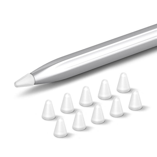 For Huawei M-Pencil 2nd / 1st Generation 10Pcs Touch Screen Stylus Pen Nib Sleeve Silicone Pen Tip Cover - Transparent