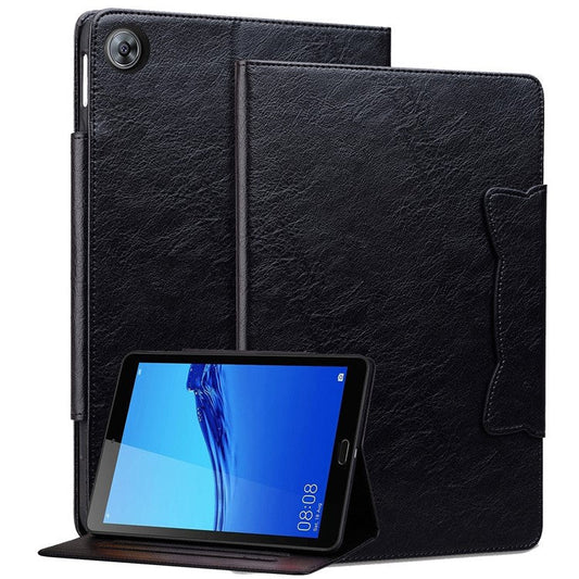 For Huawei MediaPad M5 8 (8.4-inch) Case PU Leather Folio Stand Tablet Cover Cute Magnetic Clasp - Black