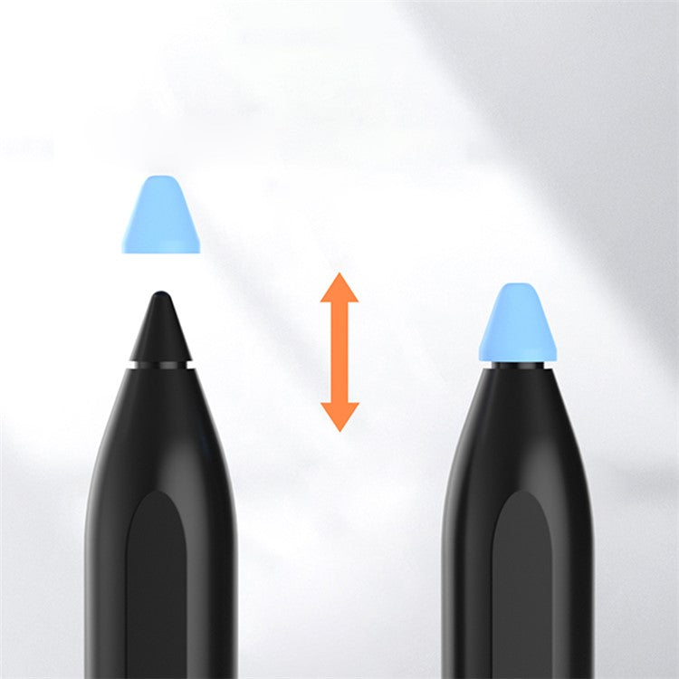For Xiaomi Smart Pen 10Pcs Soft Silicone Pen Tip Cover Touch Screen Stylus Pen Nib Sleeve - White
