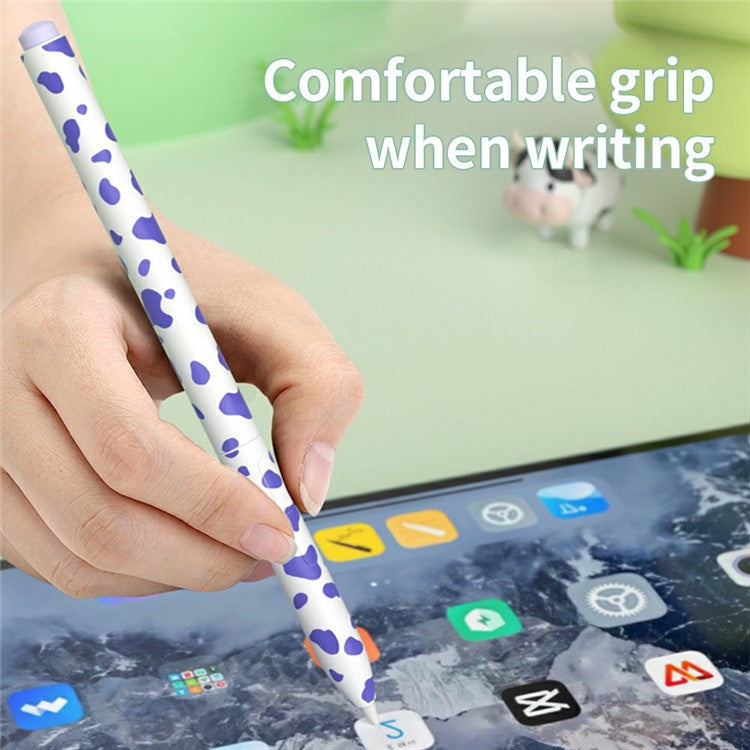 For Xiaomi Smart Pen (Gen 2) Cow Pattern Stylus Sleeve Silicone Protective Cover - Pink