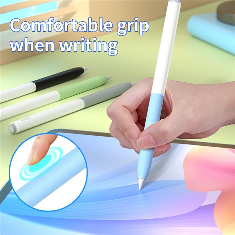 For vivo Pencil 2S Stylus Case Jelly Silicone Sleeve Pencil Protective Cover - Grey