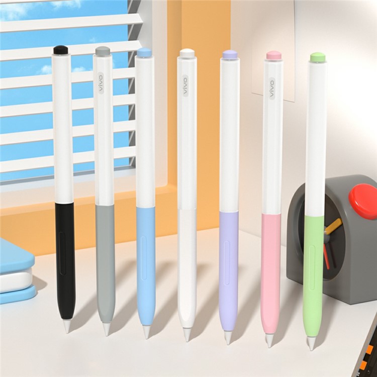 For vivo Pencil 2S Stylus Case Jelly Silicone Sleeve Pencil Protective Cover - Grey