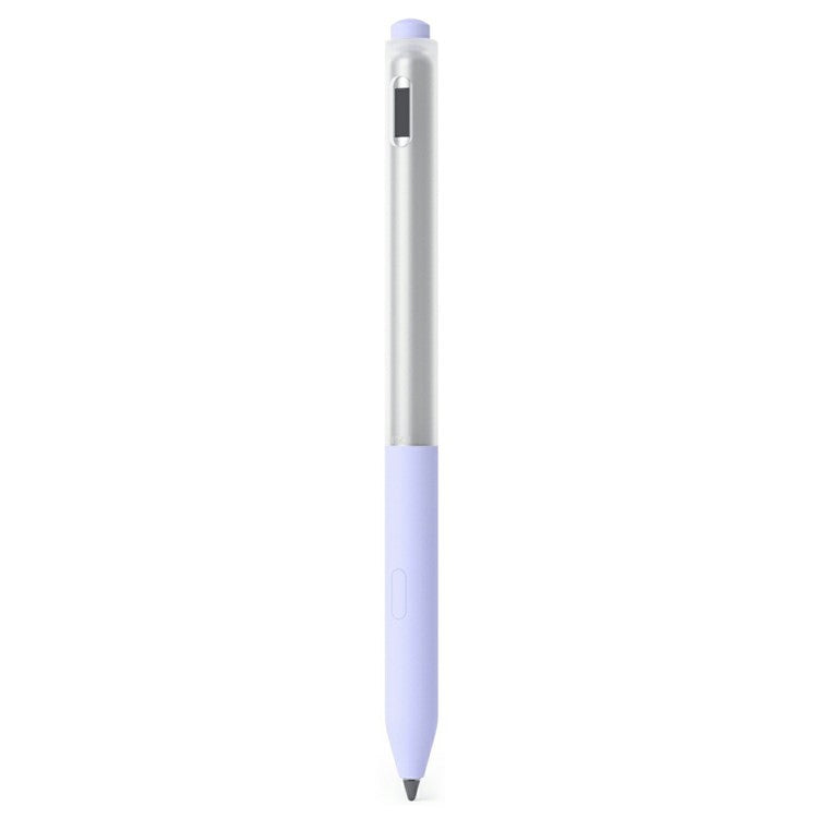 For Lenovo Precision Pen 3 Stylus Case Jelly Silicone Sleeve Pencil Protective Cover - Purple