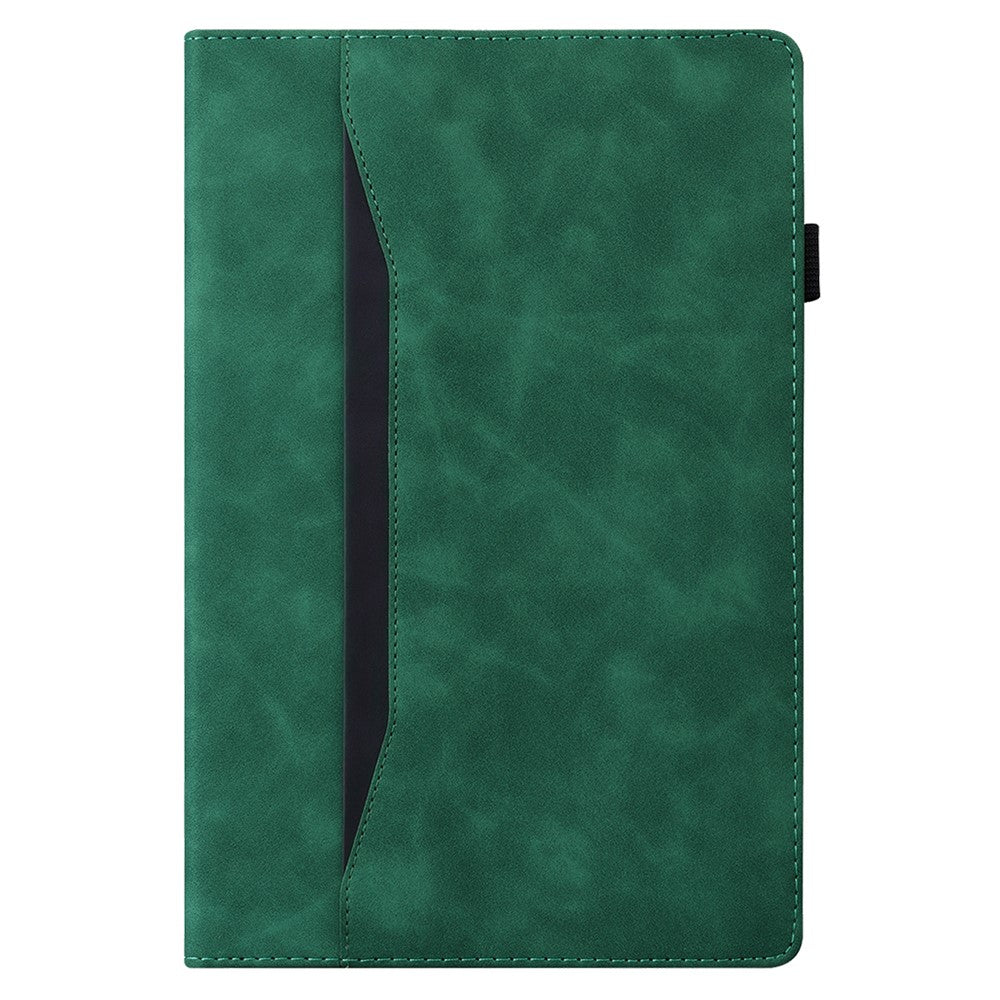 For Lenovo Xiaoxin Pad 11 2025 / Tab K11 Gen 2 TB336 / Tab M11 Case PU Leather Protective Folio Tablet Cover with Card Holder - Green