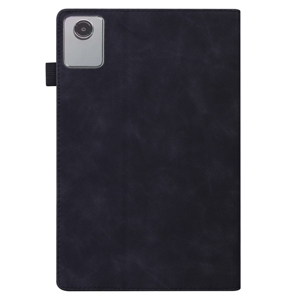 For Lenovo Xiaoxin Pad 11 2025 / Tab K11 Gen 2 TB336 / Tab M11 Case PU Leather Protective Folio Tablet Cover with Card Holder - Black