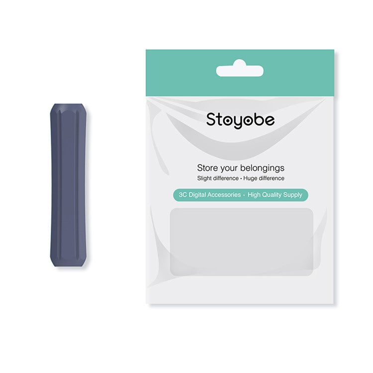 STOYOBE For Apple Pencil (1st / 2nd Generation) / Huawei M-Pencil Pen Grip Non-Slip Sleeve Silicone Stylus Pen Grip Cover - Midnight Blue