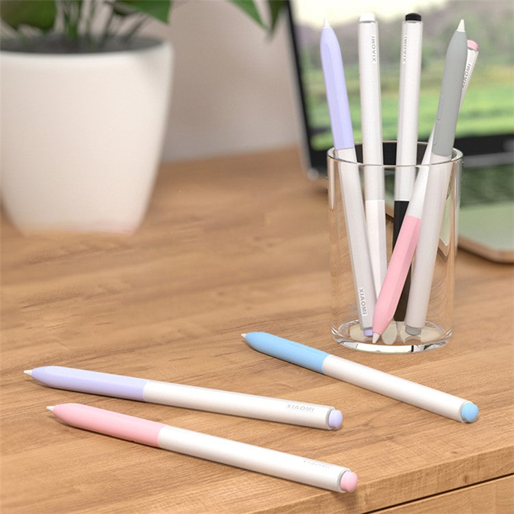 Stylus Pen Protective Sleeve for Xiaomi Smart Pen (Gen 2) , Silicone+PC Pencil Cover - Black