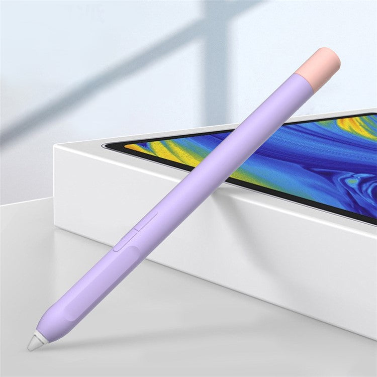 Protective Sleeve for Xiaomi Smart Pen (Gen 2) , Liquid Silicone Stylus Pen Cover with Dual Pen Caps - Matcha Green