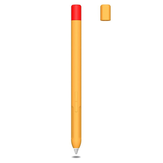Protective Sleeve for Xiaomi Smart Pen (Gen 2) , Liquid Silicone Stylus Pen Cover with Dual Pen Caps - Orange
