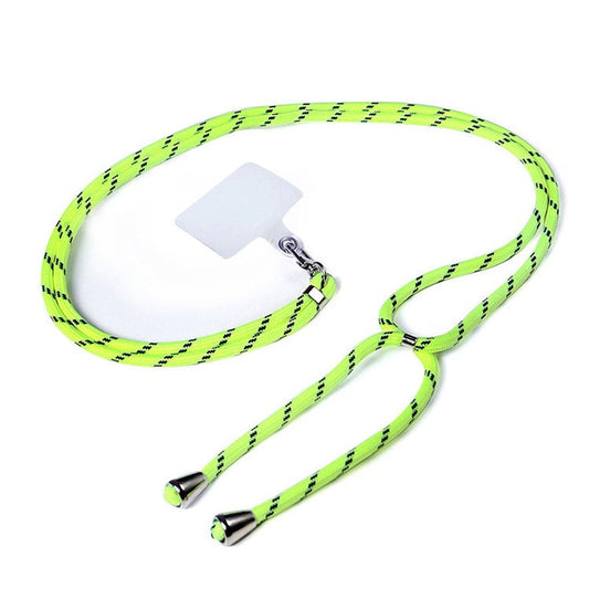 IMAK 150cm Universal Mobile Phone Lanyard Crossbody Strap Neck Rope with Transparent Patch, Long Style - Green