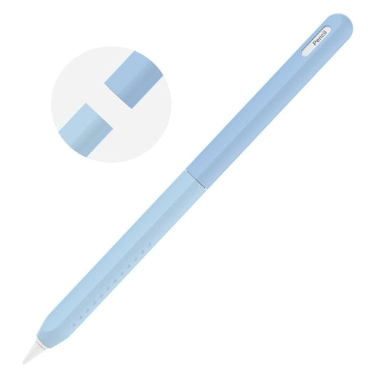 STOYOBE For Apple Pencil Pro / Pencil (2nd Generation) Silicone Sleeve Anti-Drop 2-Piece Pencil Protective Cover - Graduated Blue