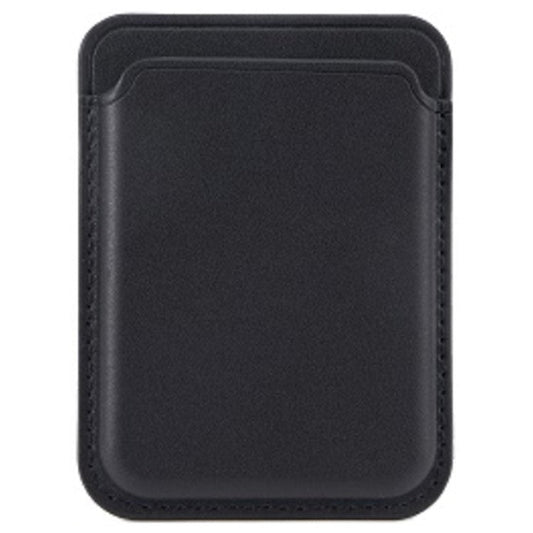 MRC040 Phone Card Holder Leather Phone Wallet Stick-On Adhesive Sticker - Black
