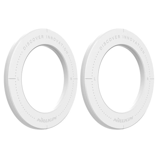 NILLKIN 2Pcs SnapHold Ultra Magnetic Sticker Self-adhesive Wall Mount Holder - White