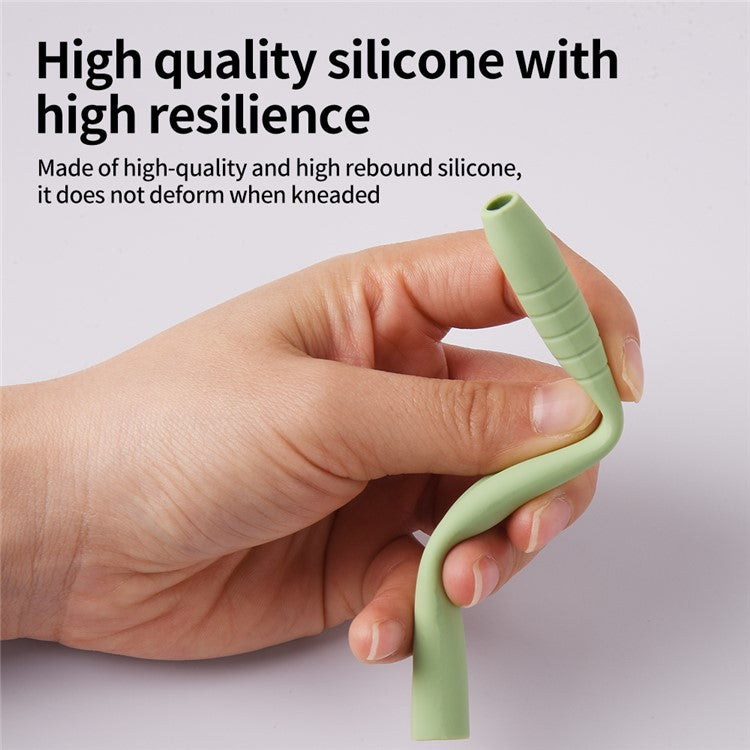 For Apple Pencil (USB-C) Silicone Sleeve Anti-Drop Stylus Pencil Protective Case with Tip Cap - Purple