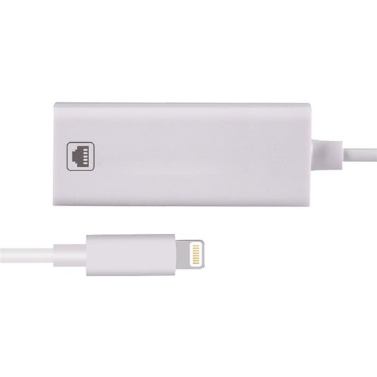 NK-107 A1 Lightning 8 Pin Charging Female Port to Lightning 8 Pin Male Port Mini Ethernet Adapter