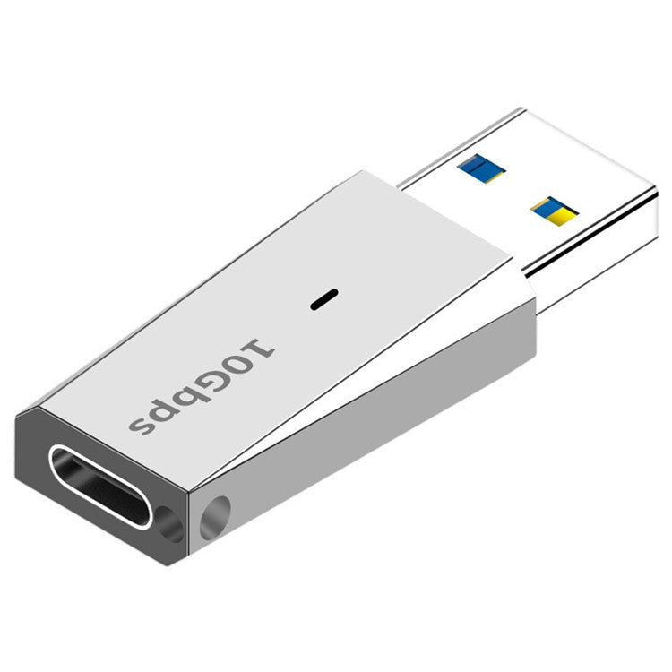 ADS-613 USB Male Adapter to Type-C Female 10Gbps Fast Data Transfer Converter - Champagne Gold