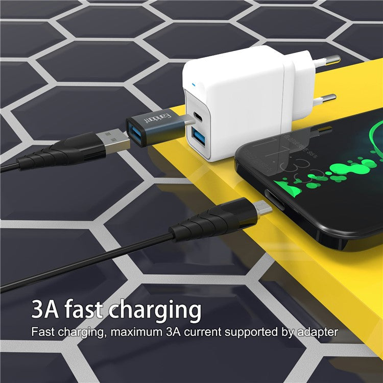EARLDOM OT60 Type-C to USB 3.0 Adapter OTG Converter for Phone, USB Flash Drive