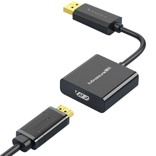 MINDPURE AD003 DP to HD 1080P Video Adapter DP Male to HD Female Converter Cord