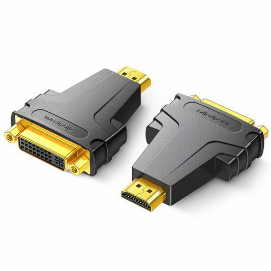 MINDPURE AD048 24+5 DVI Female to HDMI Male HD Video Adapter Two-Way Conversion Converter