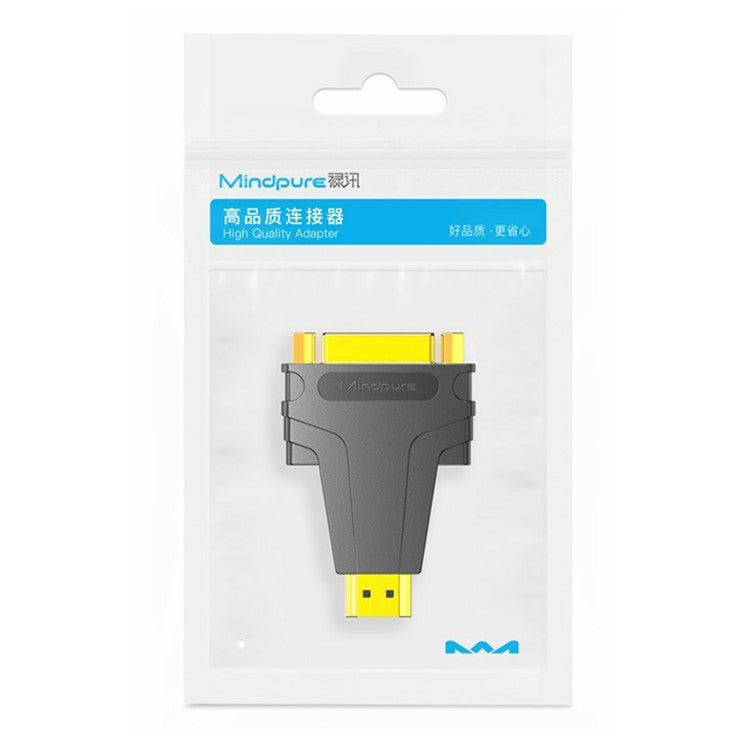 MINDPURE AD048 24+5 DVI Female to HDMI Male HD Video Adapter Two-Way Conversion Converter