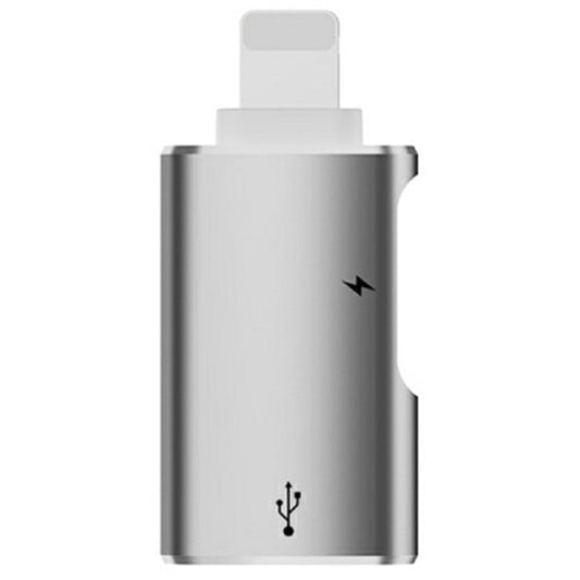 8 Pin to USB-A  /  Type-C Mini Converter Plug and Play Aluminum Alloy OTG Adapter - Silver