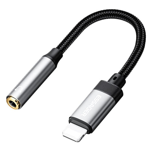 ESSAGER Lightning Male to 3.5mm Female Headphone Connection Audio Adapter Cable