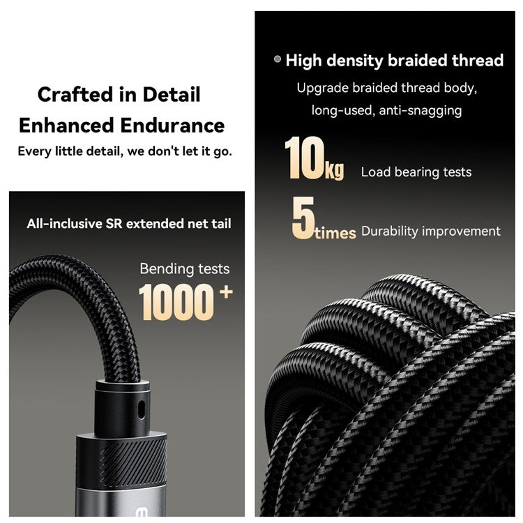ESSAGER Lightning Male to 3.5mm Female Headphone Connection Audio Adapter Cable