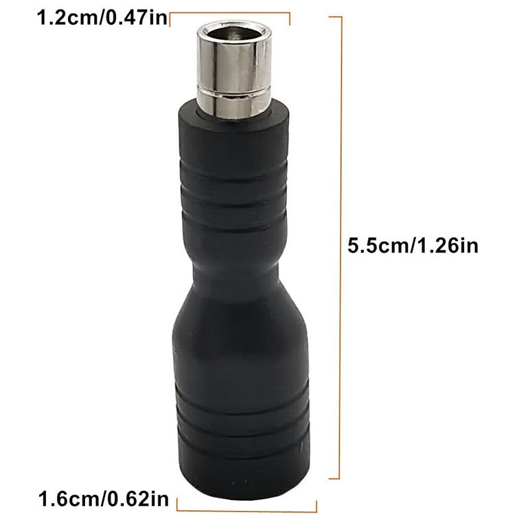 DC 5.5mmx2.1mm Female to DC8.0mm x 2.0mm Male Adapter for Portable Power Station Solar Generators