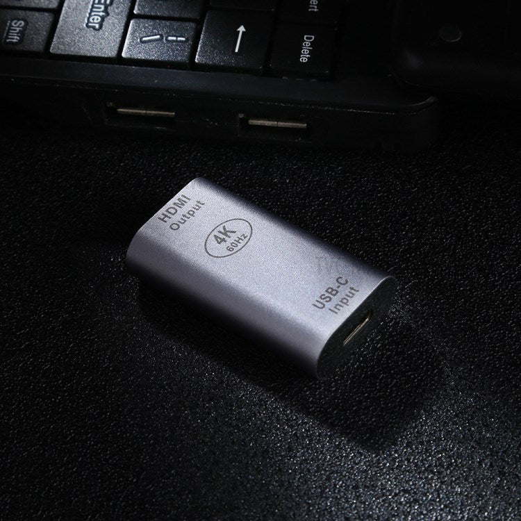 4K 60Hz USB 3.1 Type C Female to HDMI Female Adapter Converter for MacBook Chromebook Pixel