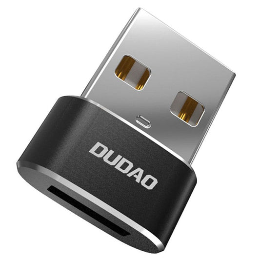 DUDAO L16AC For iPhone 15 USB Male to USB-C Female Adapter Charging Data Transfer OTG Converter