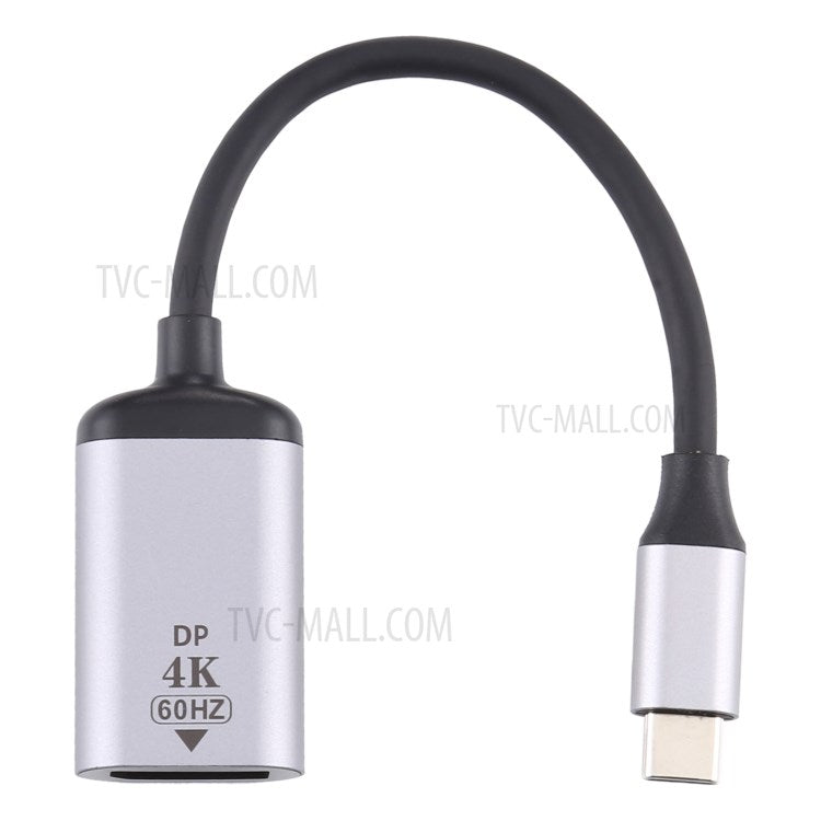 4K 60HZ DP Display Port Famale to Type C Male Adapter Cable for MacBook Air 12