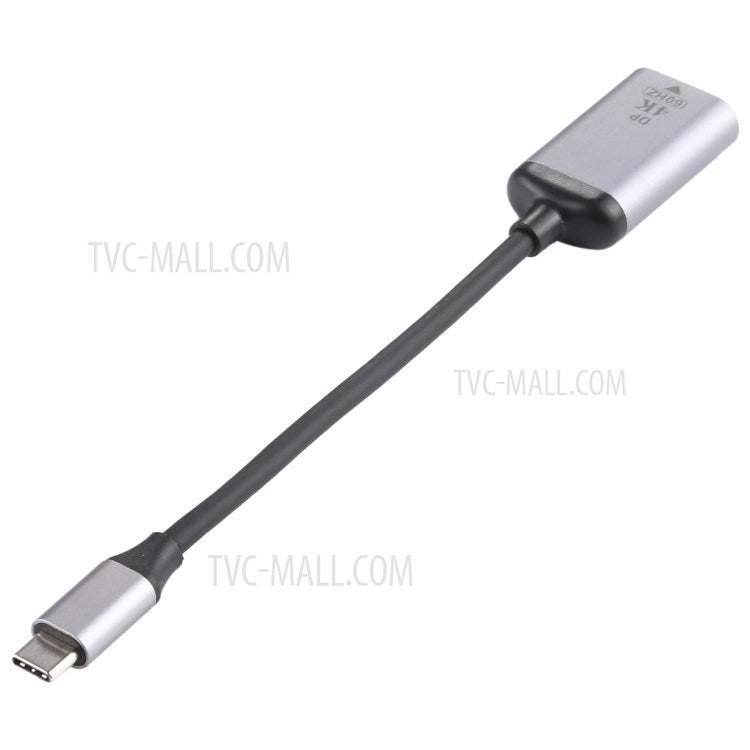 4K 60HZ DP Display Port Famale to Type C Male Adapter Cable for MacBook Air 12