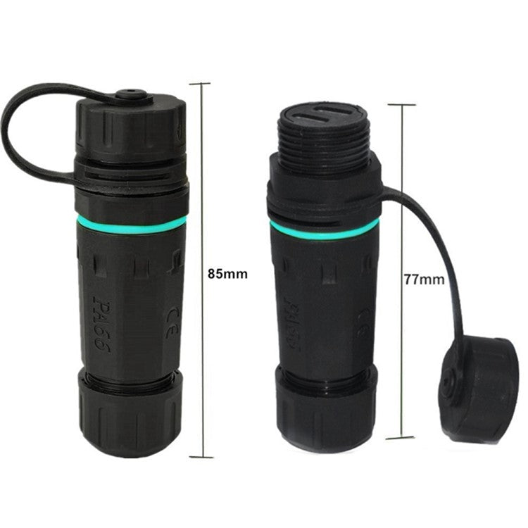 10Gbps IP68 Waterproof Dual Type-C Female to Female Adapter with Protective Cap