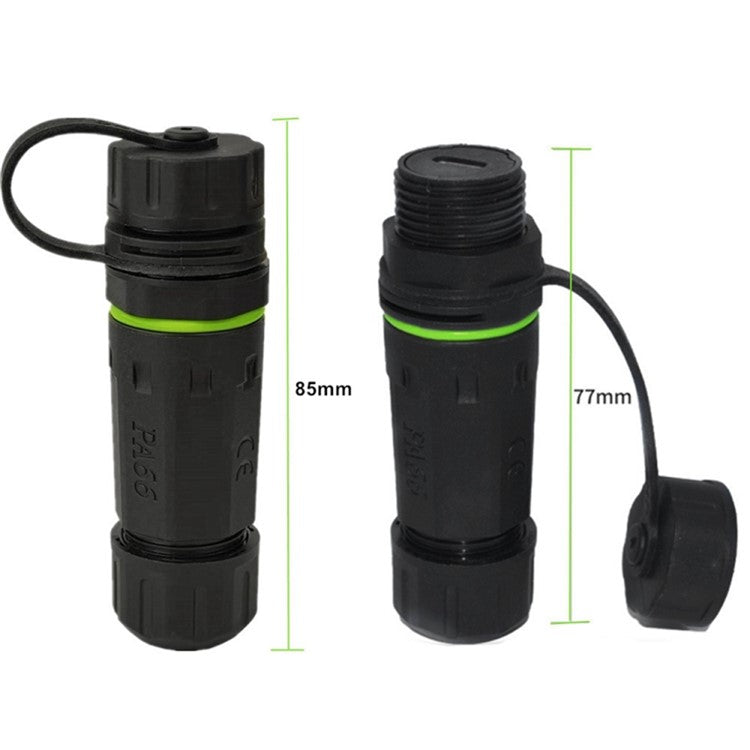 10Gbps IP68 Waterproof Docking Connector Single Port Type-C Female to Female Adapter with Protective Cover